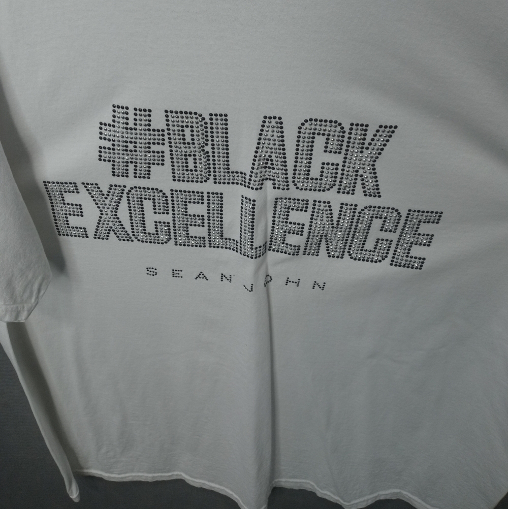 Sean John women's '#Black Excellence' whiT-shirt